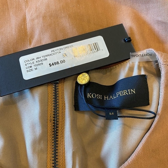 Kobi Halperin Peyton Linen-Blend Mini Dress New With Tags Size Medium - Picture 5 of 9